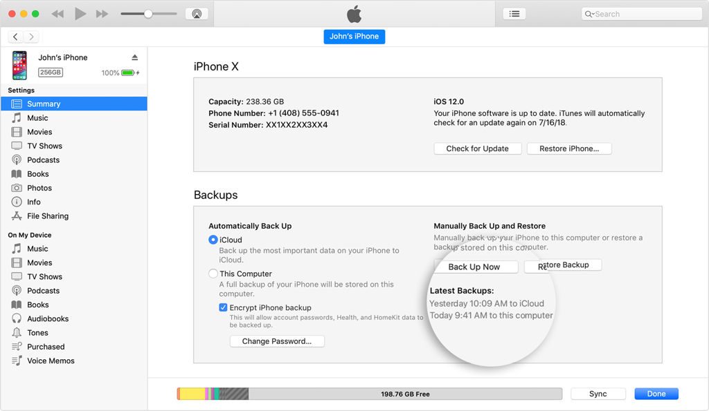   iTunes restaurar iPhone