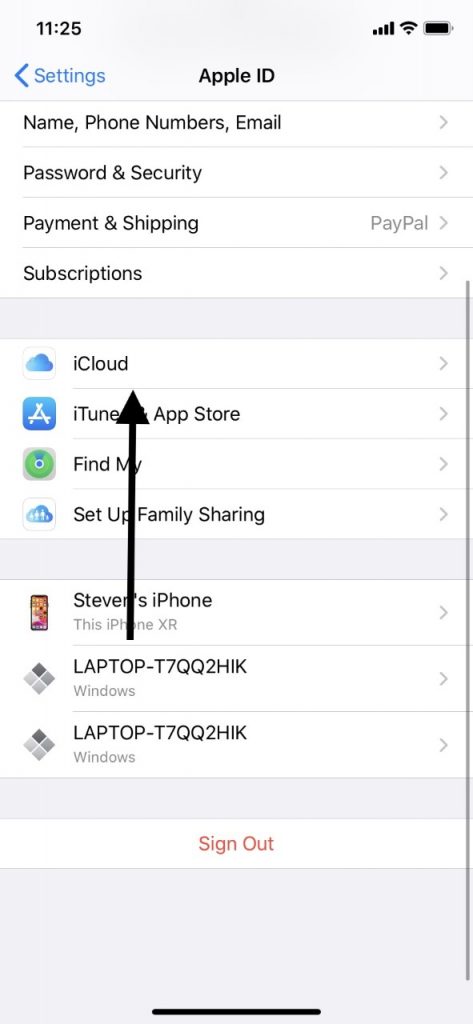 Realice una copia de seguridad con iCloud antes del reinicio de la fábrica de iPad
