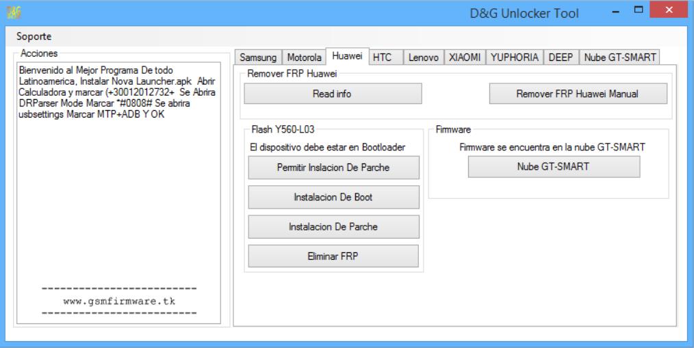 Herramienta de desbloqueador D&G