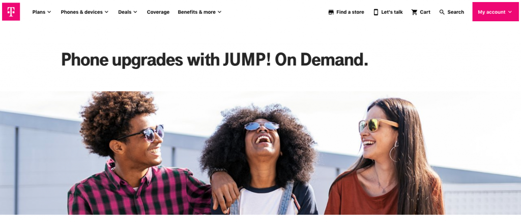 Salto de t-mobile a la demanda