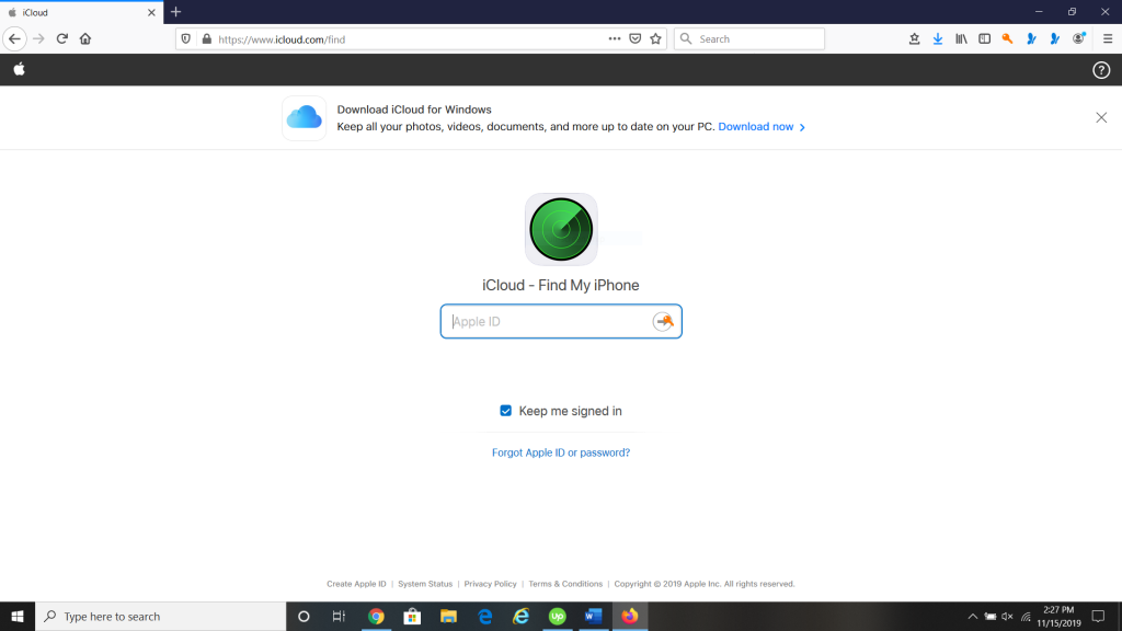 Use iCloud para encontrar mi iPad