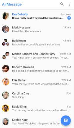 Cómo usar AirMessage - iMessage
