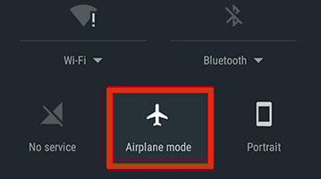 modo de avión