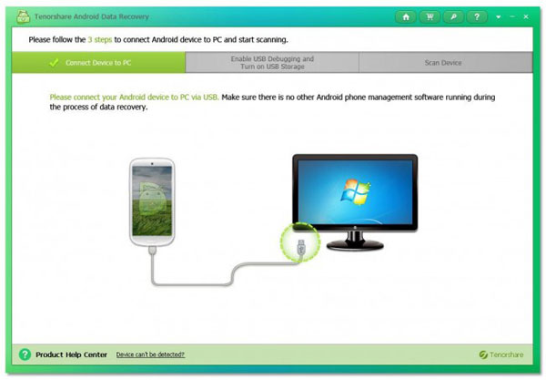 Herramienta de recuperación de Android como TenorShare Android Data Recovery