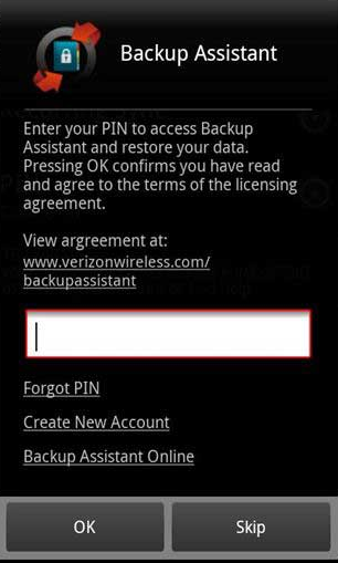 Suponga el Asistente de respaldo de Moto a Verizon
