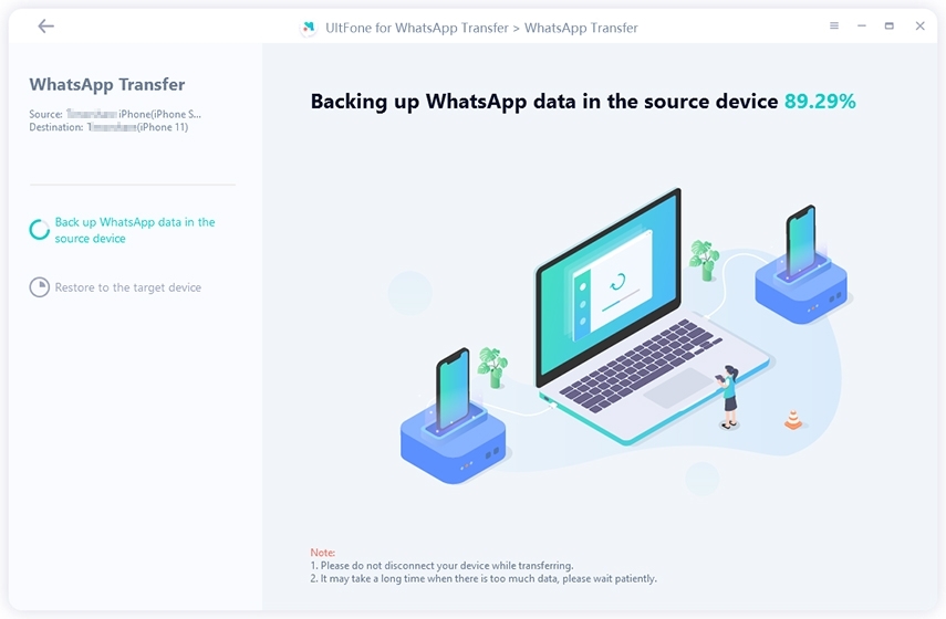 Cómo transferir WhatsApp de iOS a iOS