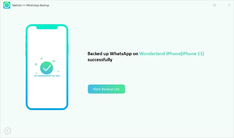 Guía Watsgo - Backup Whatsapp iPhone con éxito 