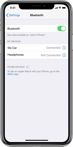 Deshabilitar Bluetooth en el dispositivo