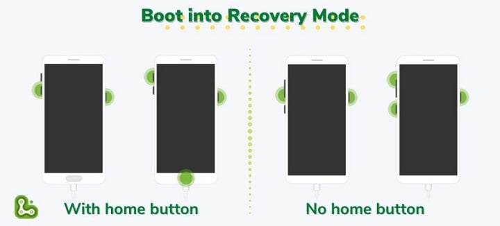 Arranque su dispositivo Samsung en modo de recuperación