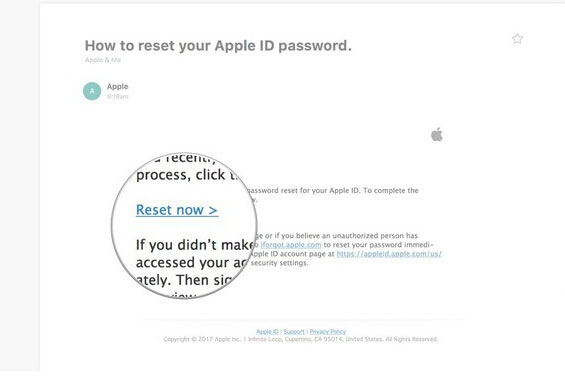 restablecer la contraseña de iCloud