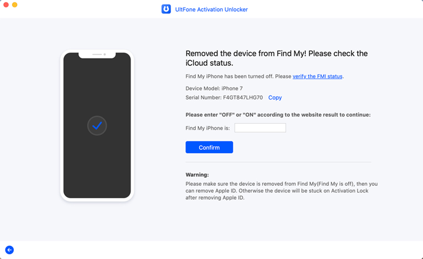 Verifique el estado de iCloud
