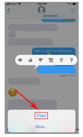 Cómo copiar y pegar mensajes de texto de iPhone