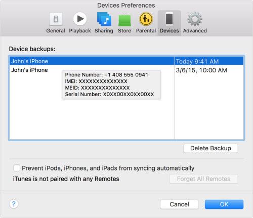 Cómo eliminar las copias de seguridad de iTunes