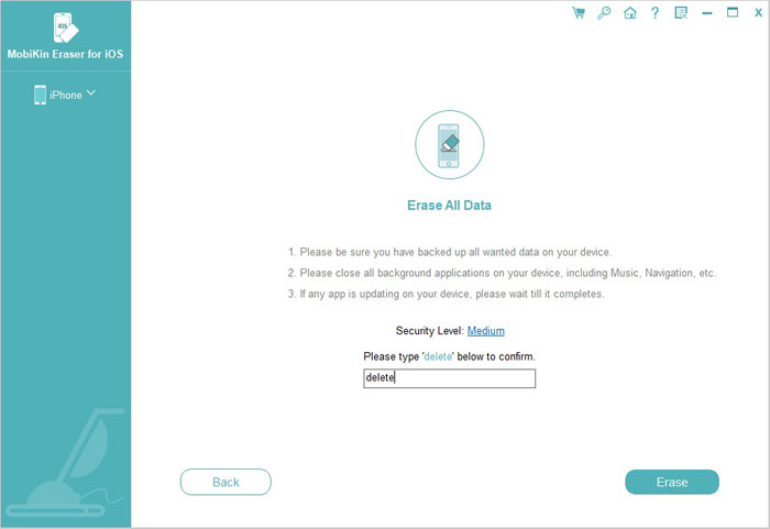 eliminar archivos iOS