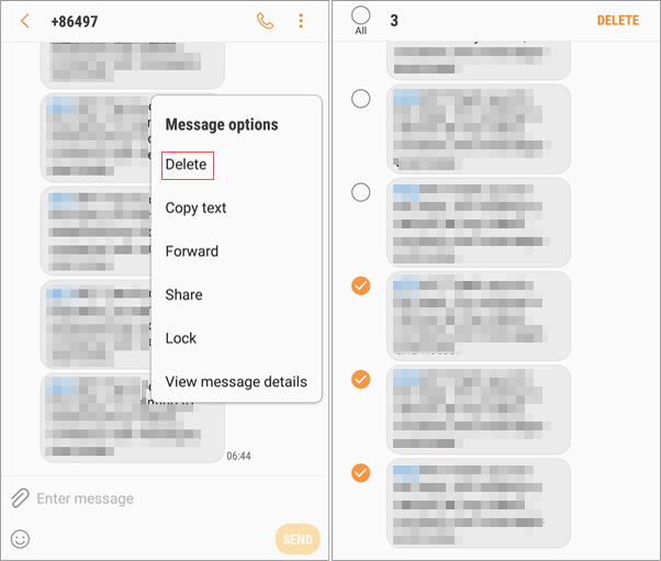 Cómo eliminar los mensajes de texto en Android selectivamente