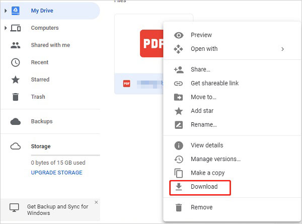 Transfiera de iPhone a Samsung Galaxy S20 con Google Drive