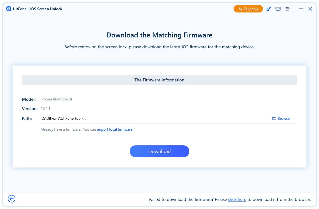 Descargar firmware para restablecer iPhone