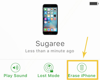 Arreglar iPhone bloqueado después de la actualización a través de iCloud Restaore