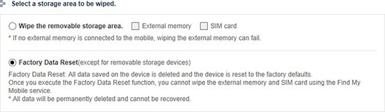 Cómo eliminar todo en Samsung a través de SmartThings Find
