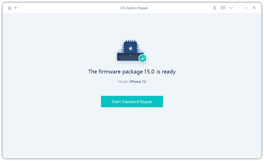 El firmware se descarga a la computadora