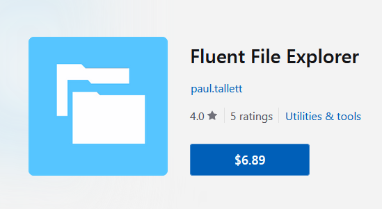 Alternativa al explorador de archivos CX como Fluent File Explorer