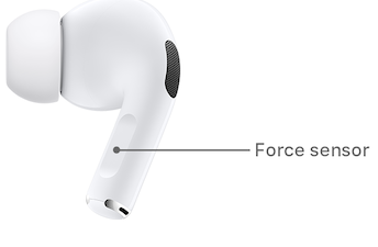 Forzar al sensor a apagar la cancelación de ruido en AirPods