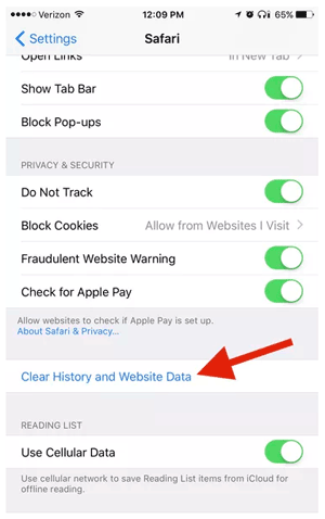 Libere espacio en iPhone de 16 GB