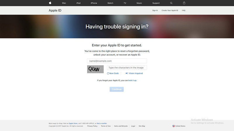 Appleid.apple.com no se cargará