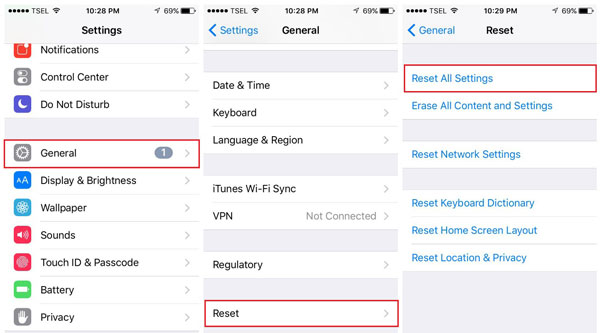 Eliminar permanentemente los archivos en iPhone restableciendo fábrica