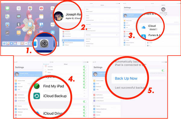 Realice una copia de seguridad de iPhone antiguo a iCloud