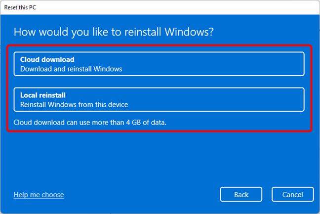 Cómo restablecer la computadora de fábrica Windows 11