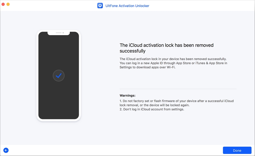 acabado del dispositivo de jailbreak