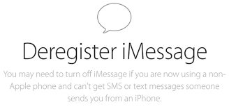 herramienta web de desregistro de iMessage