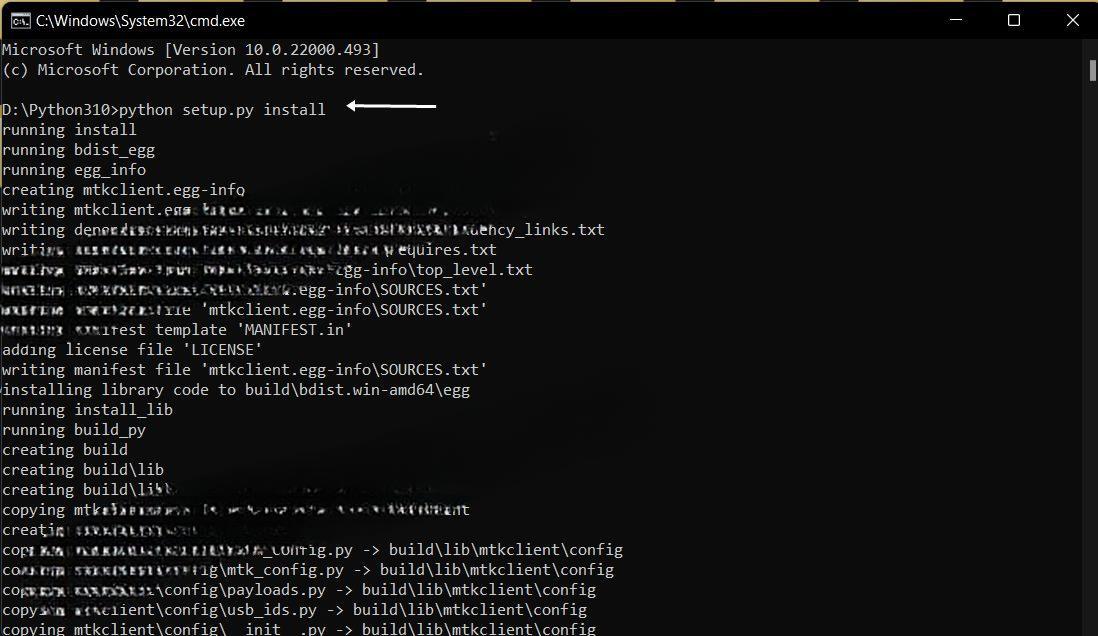 instalar dependencias de Python