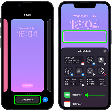 iOS 16 safari y batería