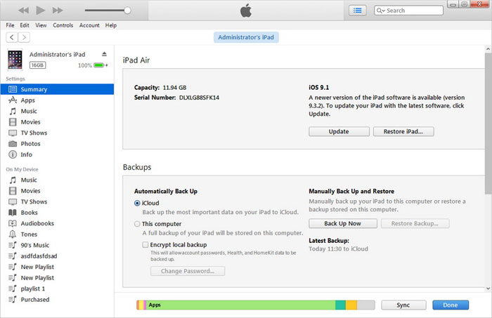 Arreglar iPhone bloqueado después de la actualización restaurando desde iTunes