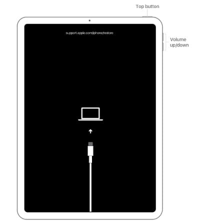 Factory Restablecer iPad sin contraseña o computadora para iPads con ID de cara