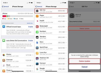 iPhone atascado al verificar la actualización de la actualización de renovación de iOS