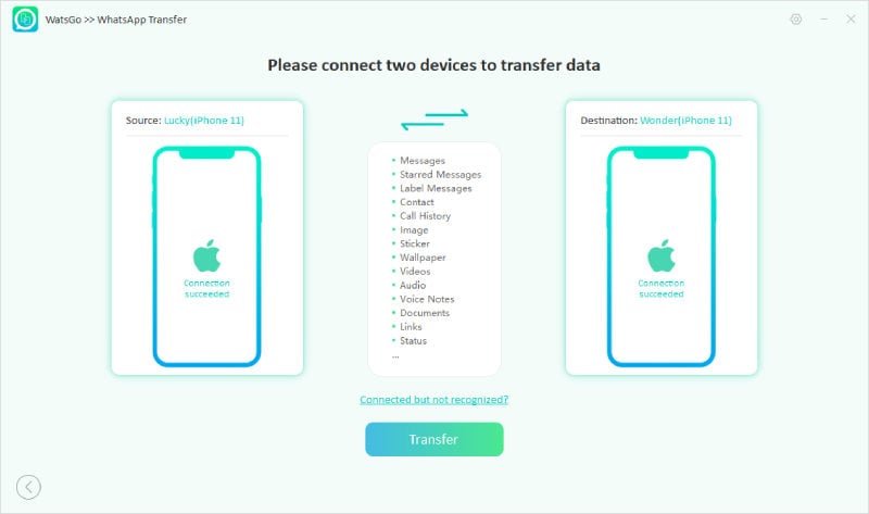 Conectar dispositivos iOS
