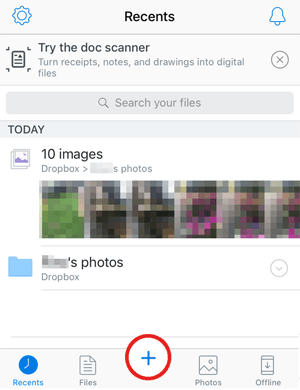 Cómo transferir archivos grandes de iPhone a Mac usando Dropbox