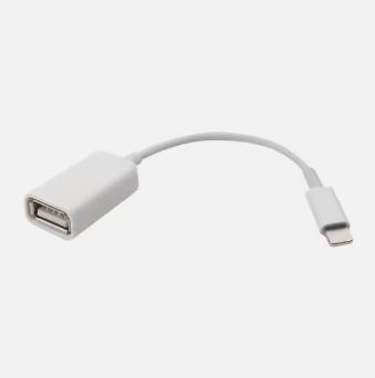 Cable de rayo al adaptador USB
