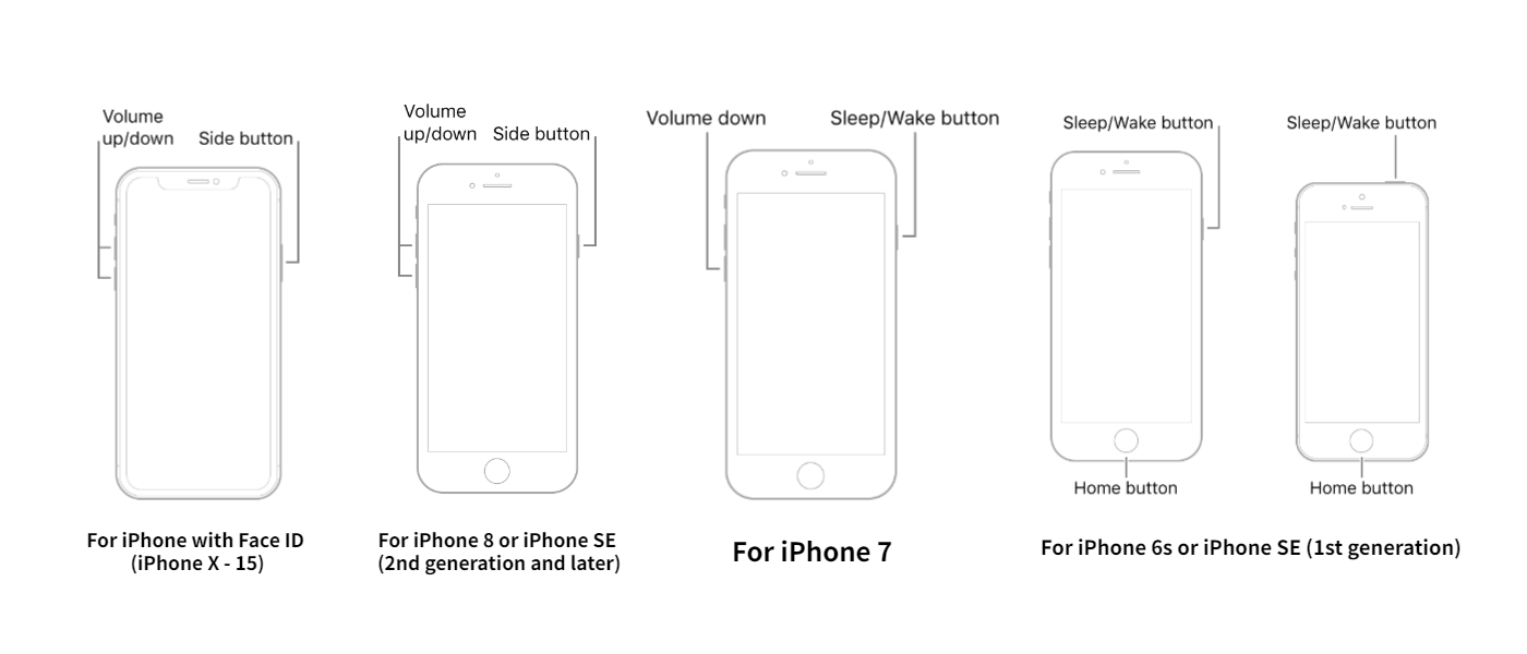 Fuerza reiniciar iPhones
