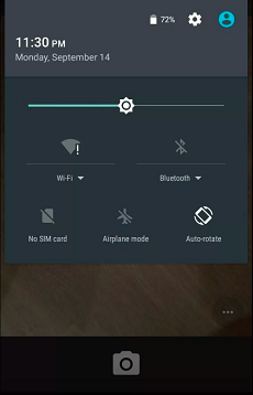 Notificación Barra de diapositivas