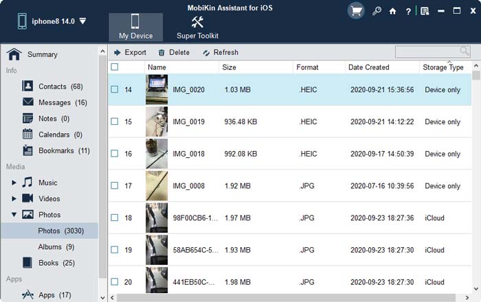 Fotos de copia de seguridad de iPhone a computadora