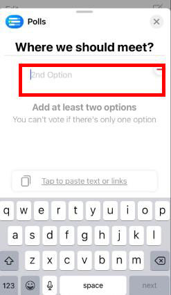 Establecer las encuestas para iMessage