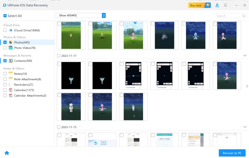Vista previa y recuperación de fotos eliminadas de iCloud
