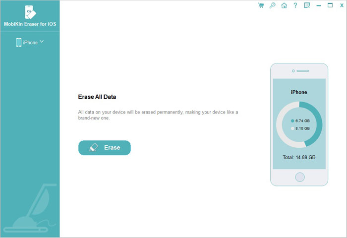 Borrar datos de iPhone