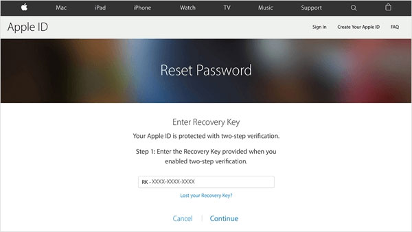 Firme de Apple si ha habilitado la verificación de dos vías