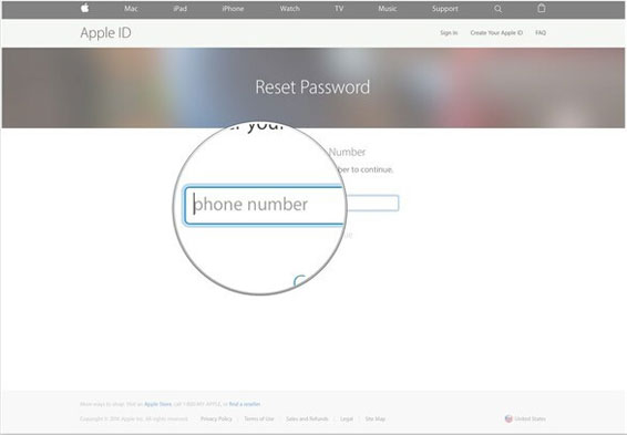 Cómo restablecer el código de acceso iCloud