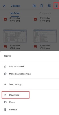 Restaurar fotos en el teléfono Android sin computadora